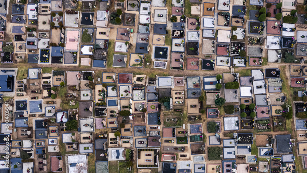 graveyard from drone graveyard from drone