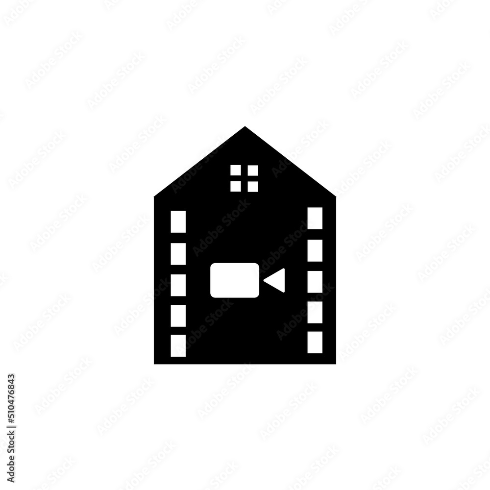 production house icon logo vector design production house icon logo vector design