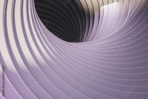 Creative purple swirl background. Design and decor concept. 3D Rendering. © Who is Danny
