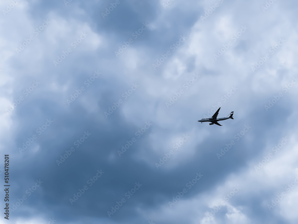 airplane flying in the sky airplane flying in the sky