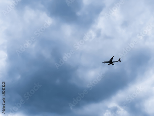 airplane flying in the sky