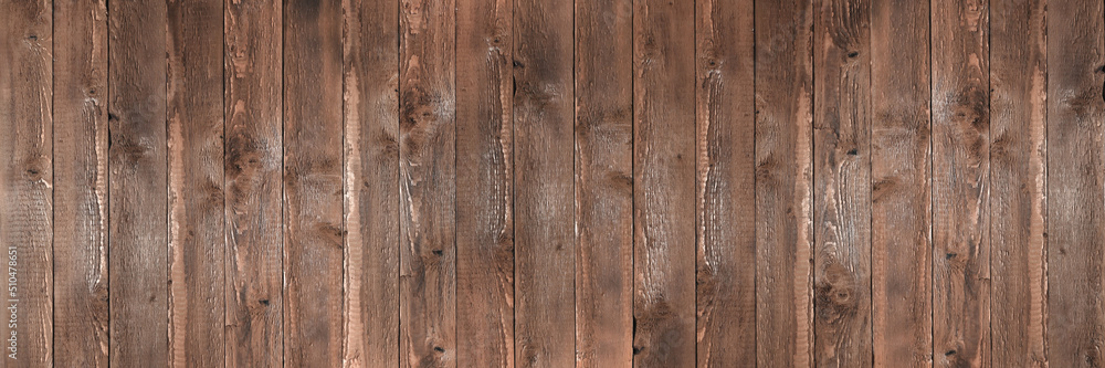 banner made of brown boards with a natural pattern. banner made of brown boards with a natural pattern.