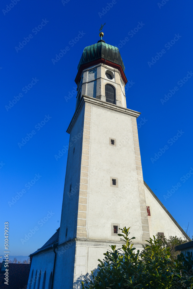 Reformierte Kirche in Rheineck,  Kanton St. Gallen in der Ostschweiz  