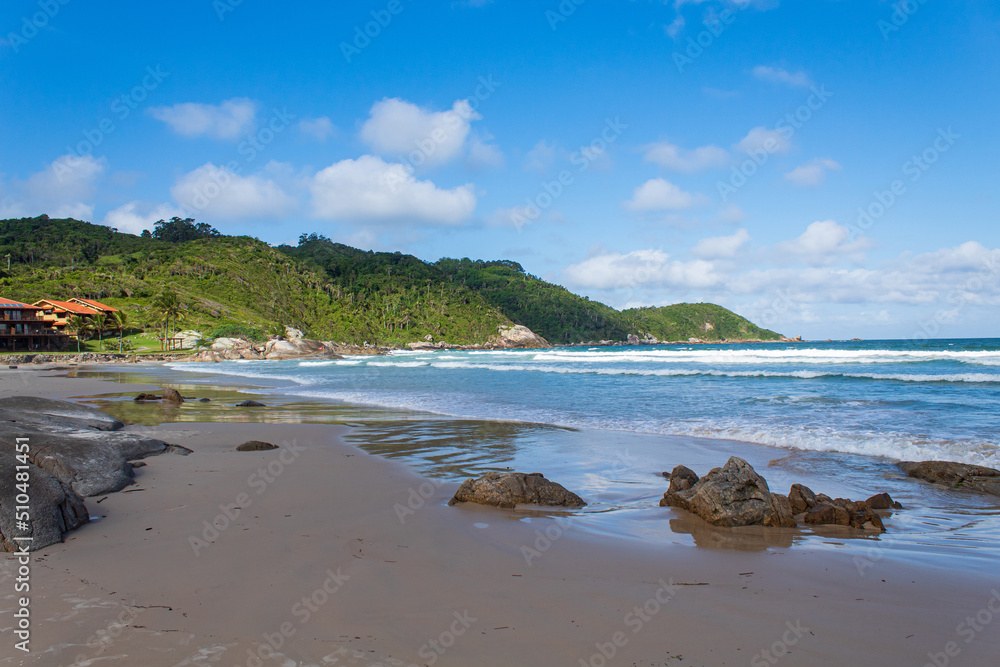 costa verde da praia  de Mariscal em Santa Catarina, Brasil