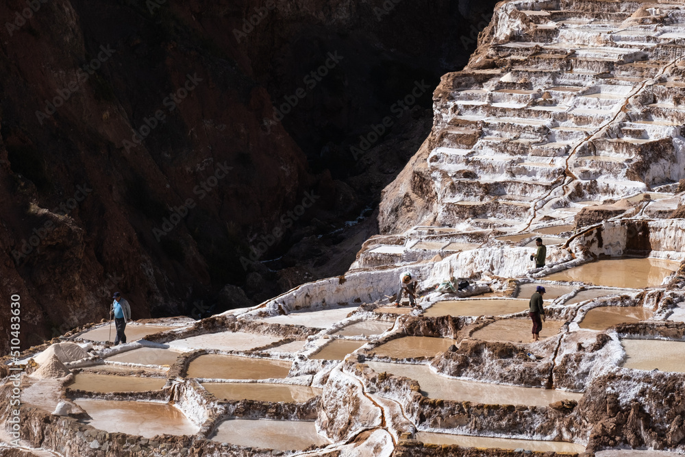 Salina de Maras no Vale de Urubamba Stock Photo Adobe Stock