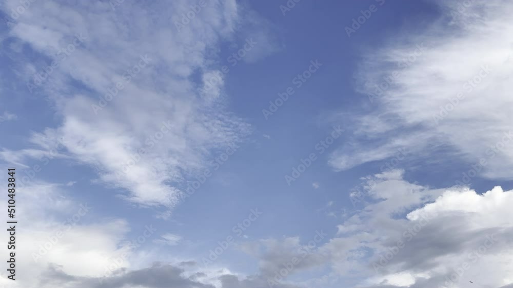 Clouds and sky, unique real time video, great for skies replacement on movies Clouds and sky, unique real time video, great for skies replacement on movies