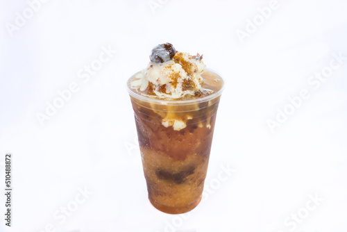 Raspado de tamarindo con mucha lechera photo