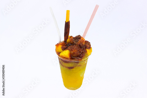 raspado de mango con tamarindo  photo