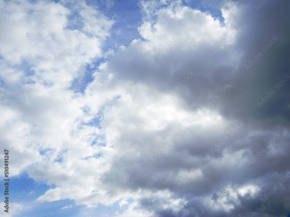 Overcast blue skies Overcast blue skies