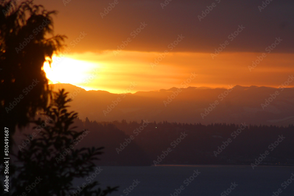 sunrise in Washington State