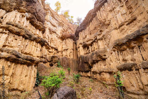 Pha Chor or Phachor in Doi Lo park is largest ancient Grand Canyon in Thailand National Park