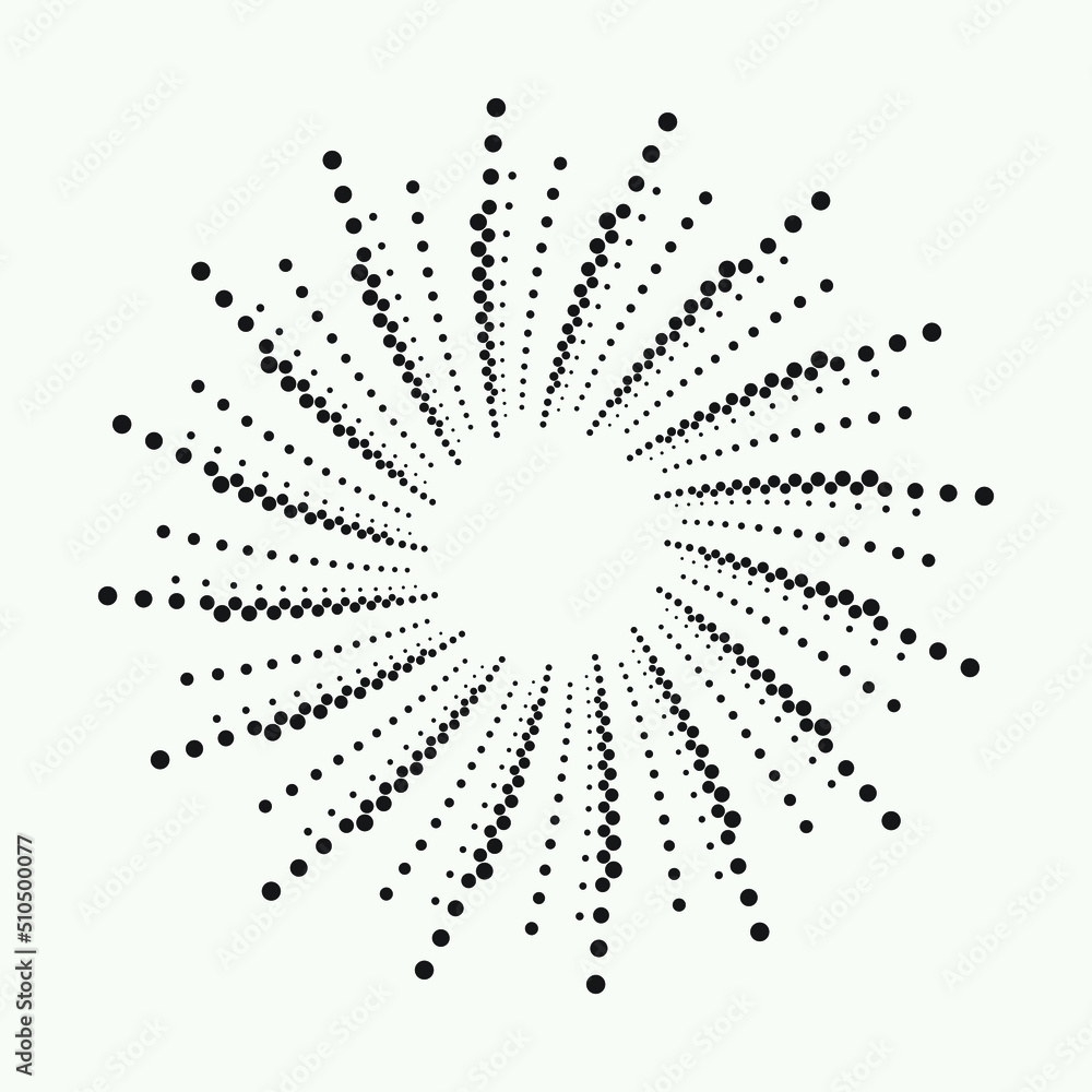 Halftone swirl pattern background. Vector dots texture retro. Abstract concentric dotted backdrop, texture, element as a design object. Halftone swirl pattern background. Vector dots texture retro. Abstract concentric dotted backdrop, texture, element as a design object.