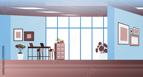 creative workplace modern cabinet empty no people office interior contemporary co-working center