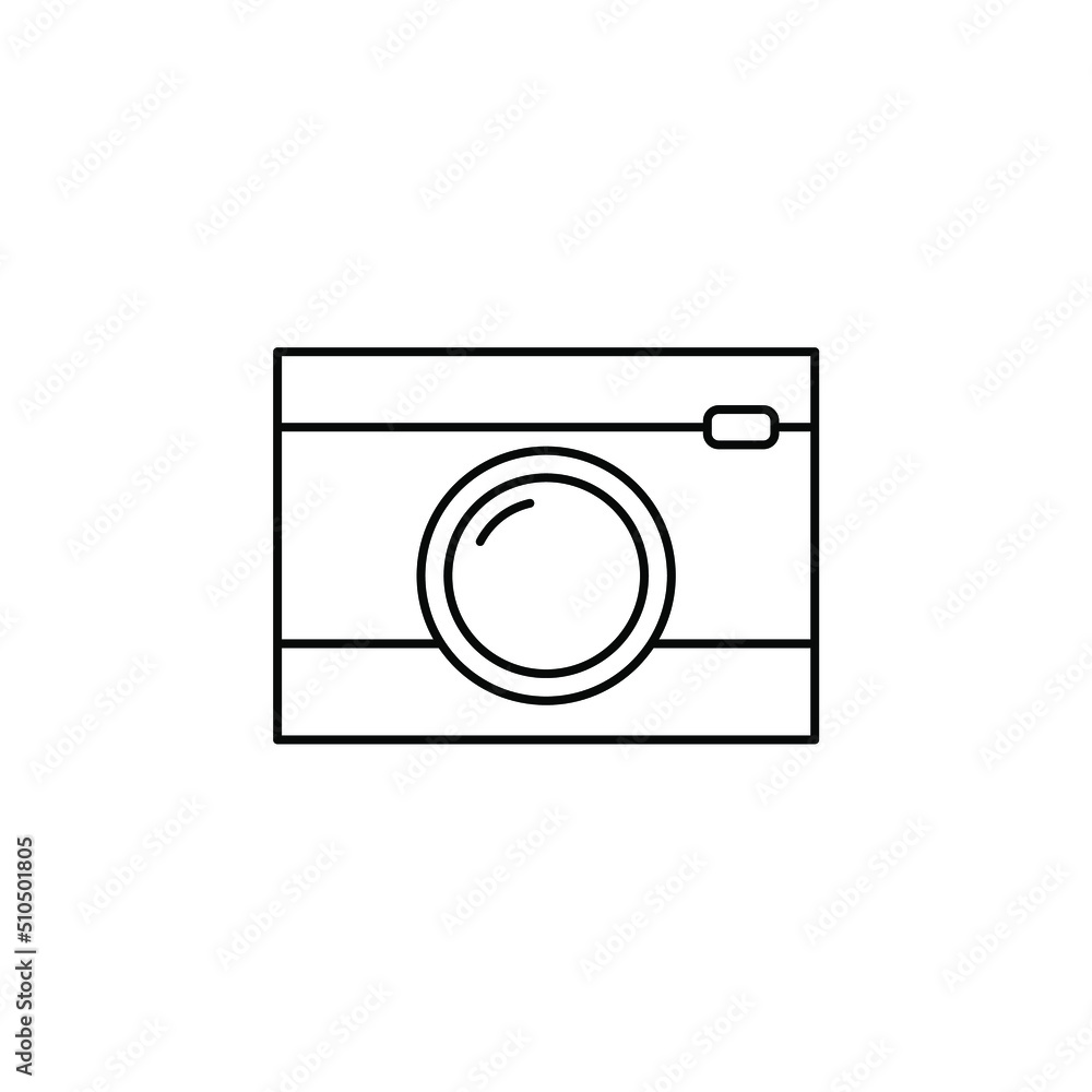 Camera, Photography, Digital, Photo Thin Line Icon Vector Illustration Logo Template. Suitable For Many Purposes. Camera, Photography, Digital, Photo Thin Line Icon Vector Illustration Logo Template. Suitable For Many Purposes.