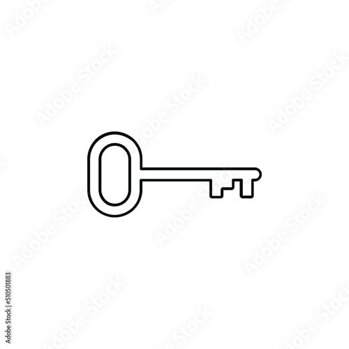 Key Thin Line Icon Vector Illustration Logo Template. Suitable For Many Purposes. © Lalavida