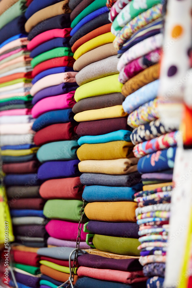 pile of colorful clothes pile of colorful clothes