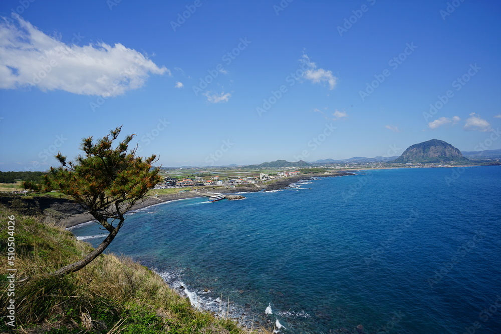 bluish sea and sky bluish sea and sky