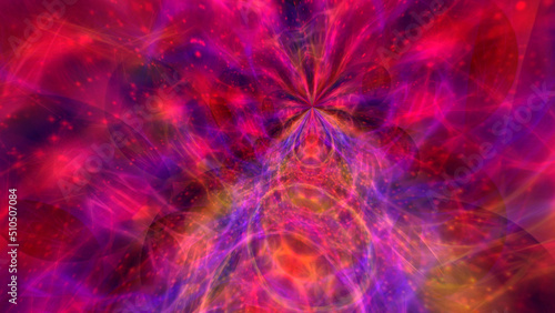 Abstract luminous textured multicolored fractal background