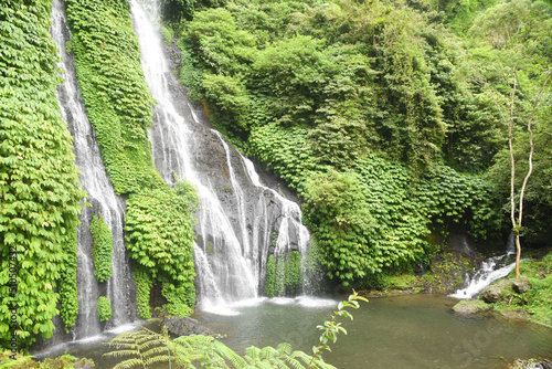Banyu Mala waterfall at Buleleng regency of Bali Indonesia
