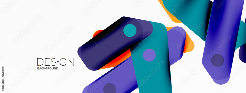 Creative geometric wallpaper. Minimal abstract background. Color bright overlapping lines composition vector illustration for wallpaper banner background or landing page Creative geometric wallpaper. Minimal abstract background. Color bright overlapping lines composition vector illustration for wallpaper banner background or landing page