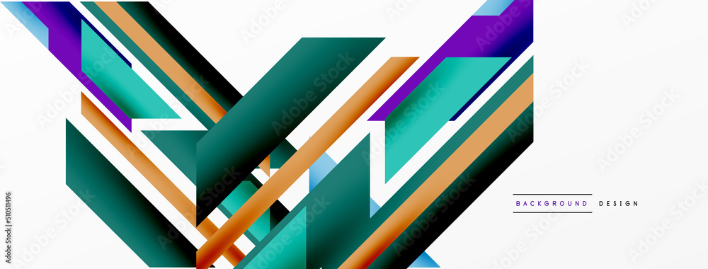 Dynamic lines background. Wallpaper for concept of AI technology, blockchain, communication, 5G, science, business and technology