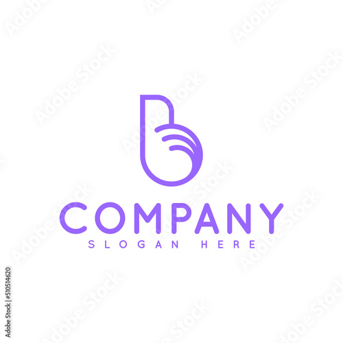 letter b and business logo, icon and vector 