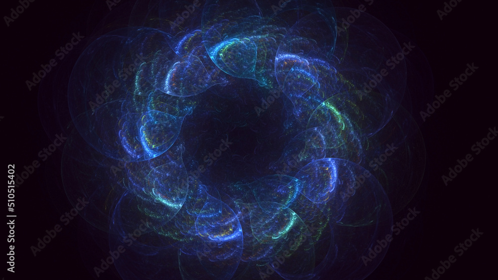 3D rendering abstract round light background 3D rendering abstract round light background