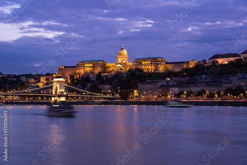 View of the historical center of Budapest