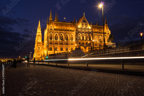 The Hungarian Parliament Building in Budapest