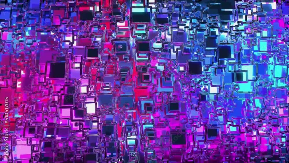 Abstract background with squares | Particle Array 3d Abstract background with squares | Particle Array 3d