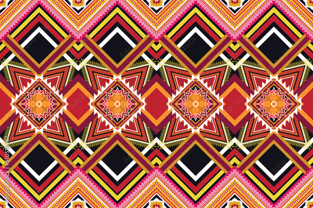 Geometric ethnic pattern for background,fabric,wrapping,clothing,wallpaper,Batik,carpet,embroidery style. Geometric ethnic pattern for background,fabric,wrapping,clothing,wallpaper,Batik,carpet,embroidery style.