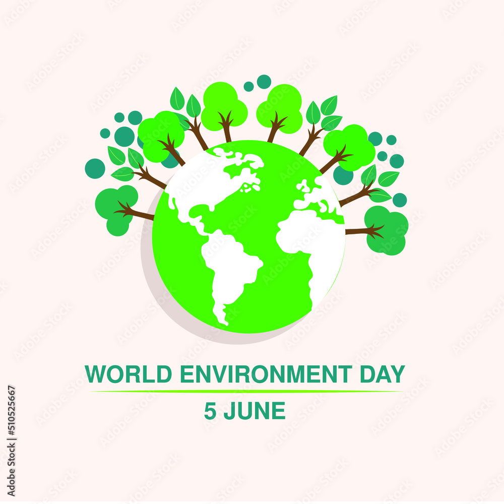 world environment day poster template. veactor eps 10