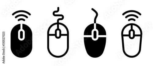 Mouse computer icon vector illustration