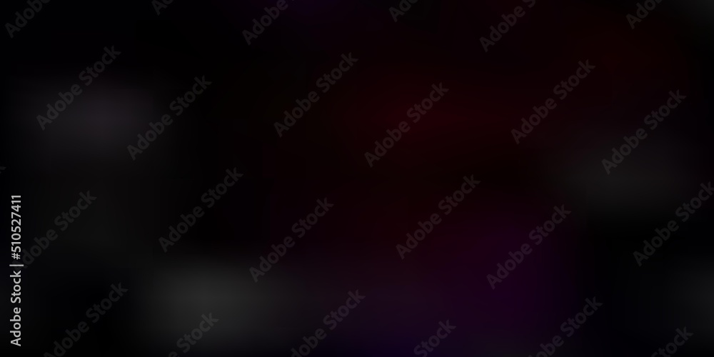 Dark pink, red vector blur template.