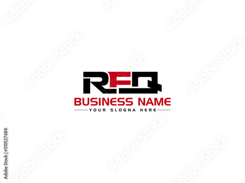Modern RFQ Logo Letter Design, Creative RF Logo Icon Vector For Any Type Of Business photo