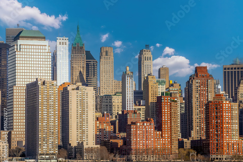 Manhattan city skyline cityscape of New York from New Jersey © f11photo