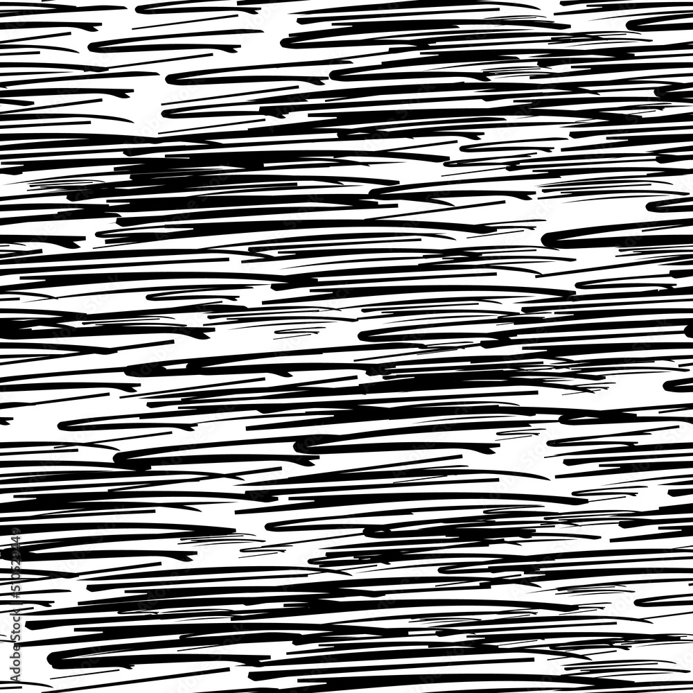 Seamless pattern with black pencil brushstrokes Seamless pattern with black pencil brushstrokes