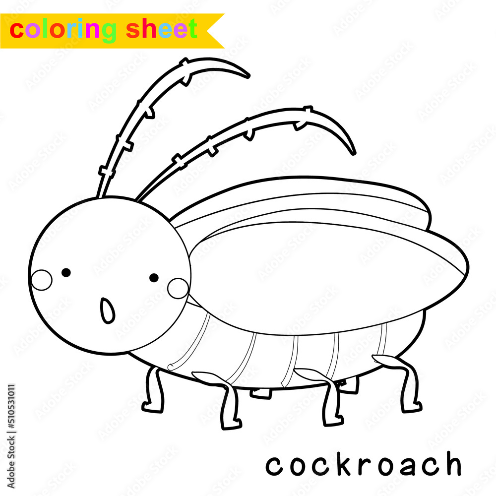 Coloring sheet for children. Educational printable about animals ...