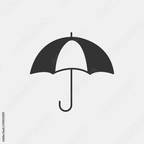  Umbrella vector icon illustration sign