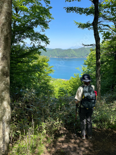 竜ヶ岳から見る富士山