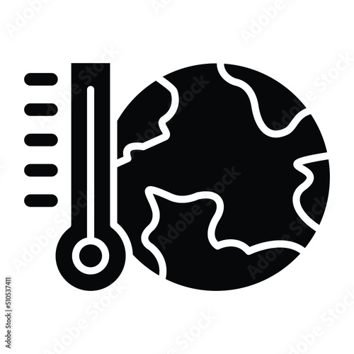 Global Warming Icon Style