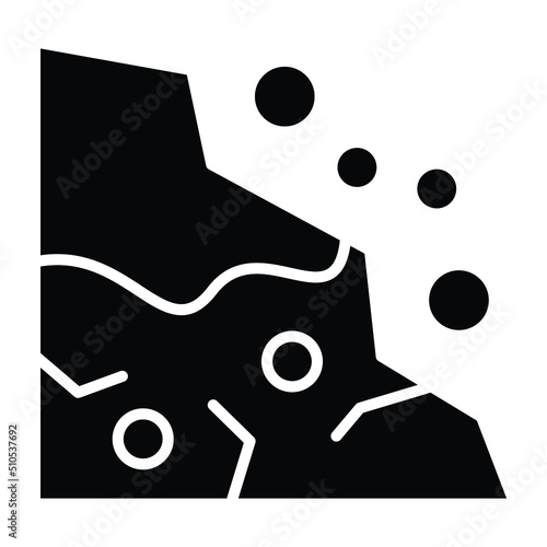 Snow Avalanche Icon Style