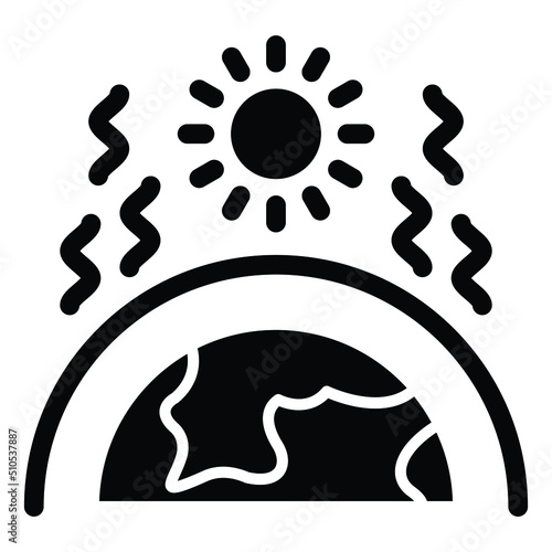 Greenhouse Effect Icon Style