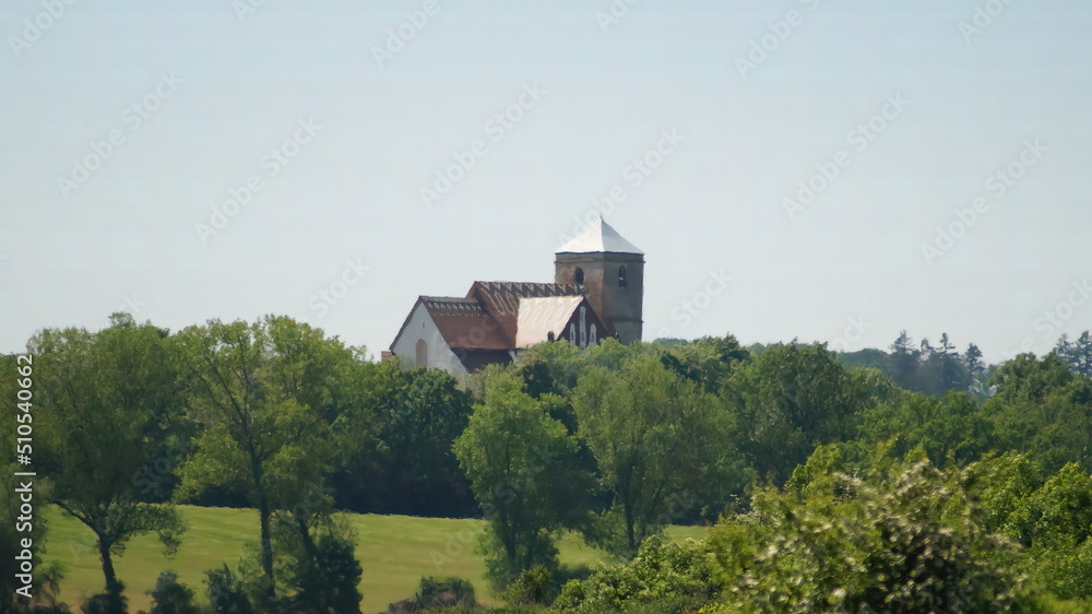 Obraz premium church on the hill