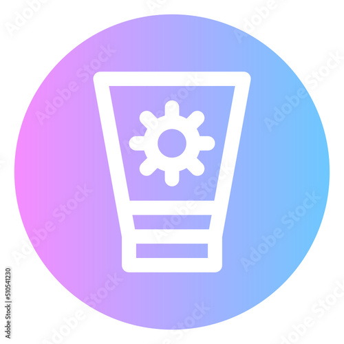 sunblock gradient icon