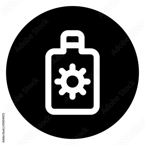 sunblock glyph icon