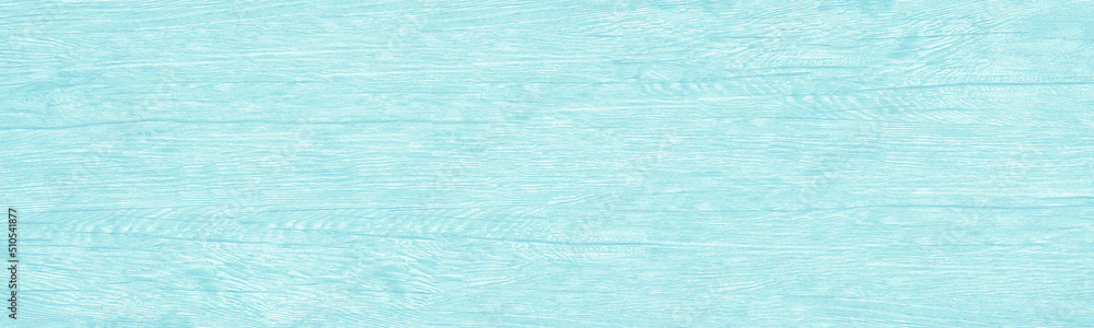 Light turquoise shabby color wood grain wide texture. Abstract bright teal backdrop. Pastel aquamarine wood textured background