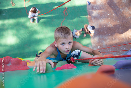 rock climbing