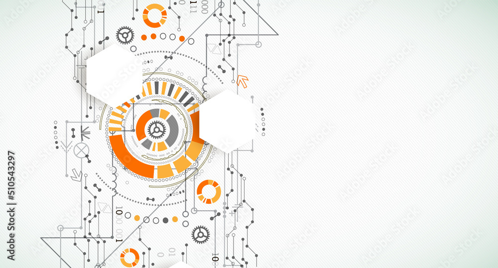 Abstract technology concept. Circuit board, high computer color background. Vector illustration with space for content, web - template, business tech presentation. Abstract technology concept. Circuit board, high computer color background. Vector illustration with space for content, web - template, business tech presentation.