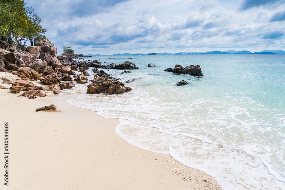 Khai Nok island is one of the most famous island in Thailand .Crystal clear water and white sand beach.